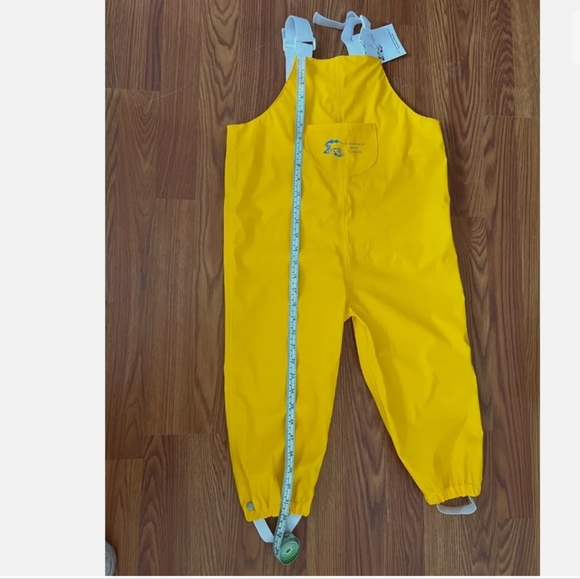 Mountain and Fishing Yellow Waterproof Fishing Overall for Kids size L/XL unisex - Picture 8 of 10